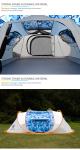 Camouflage 6 Person L360cm Pop Up Camping Tent