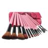 Buy cheap ODM Alumium Ferrul Professional Makeup Brush Sets With Pink Crocodile Case from wholesalers