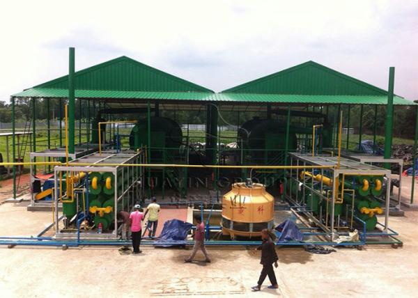 Buy cheap CE Continuous Pyrolysis Plant Environmental Friendly Tyres To Fuel Oil from wholesalers
