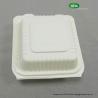 Buy cheap 6 inch hamburger box non soggy, leak proof, disposable to go boxes made from cornstarch from wholesalers