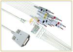 Burdick EK-10 One Piece ECG Electrode Cable Superior Flexibility / Durability
