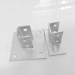 Flat Plate Strut Channel Accessories Cross Elbow Square Fittings