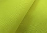 100% Polyester High Visibility Fluorescent Material Fabric For Safety Workwear