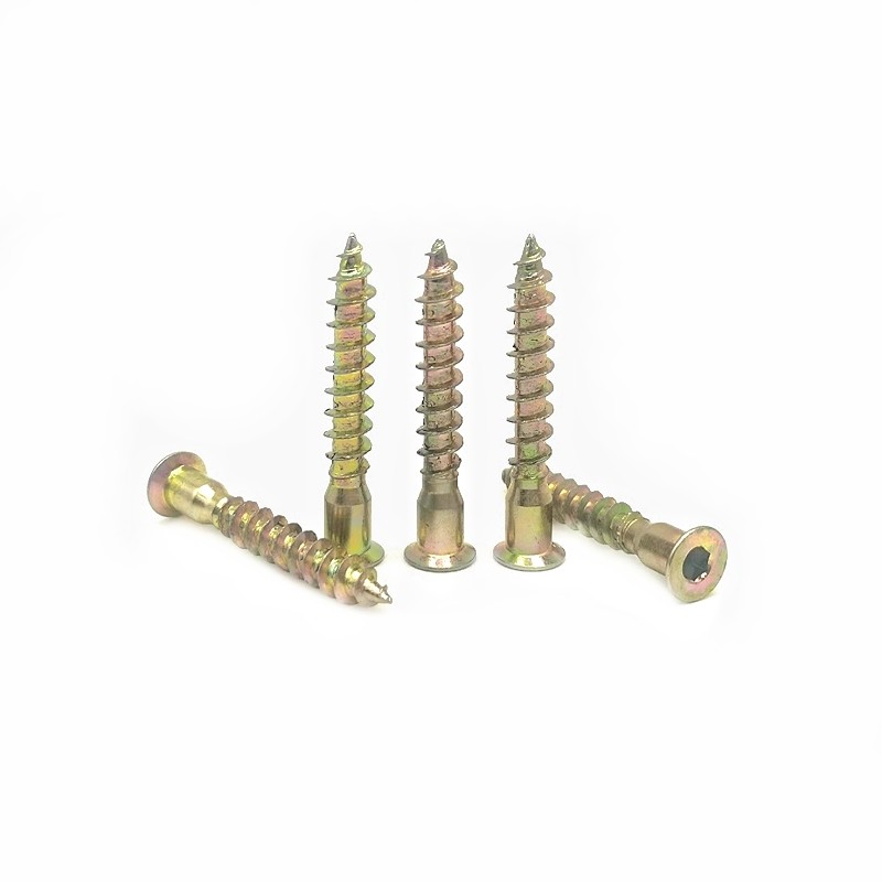 Hexagon Countersunk Head Self-Tapping Screws For Straight-Trimming Kitchen Cabinet Bolts
