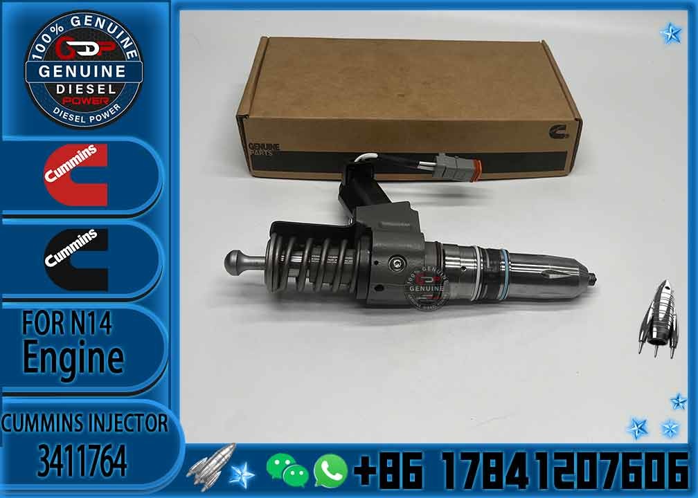 Used Cummins N14 Engine Spare Parts Common Rail Injector 3411764 3411767 Diesel Engine Machinery Repair Shops 6 Months W