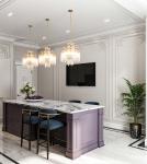 Eco Friendly Kitchen Cupboard Design Modern Luxury Ready to Assemble Kitchen