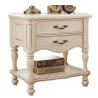 Buy cheap 1 Shelf Ivory Hotel Bedside Table from wholesalers