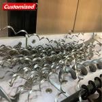 Easy Operation Screw Conveyor Heavy-Duty Manganese Steel Spiral Conveyor Blade