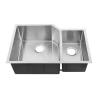 Buy cheap Household Double Bowl Undermount Stainless Steel Kitchen Sink No Faucet / Undermount Kitchen Sink from wholesalers
