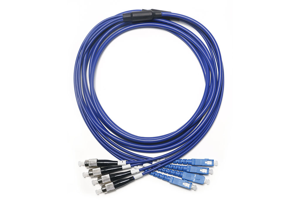 SC-FC Single Mode 2mm Fiber Optic Patch Cord For FTTB FTTX