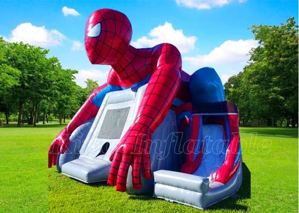 Buy cheap Kids Outdoor Inflatable Bouncers Jumping Castle Combo 6m X 6m X6m Jump Bounce House from wholesalers