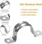 Custom Stainless Steel Metal Buckle Water Pipe Buckle Power Coated and Long