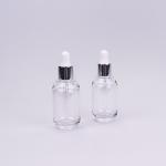 13/410 PETG Skin Care Dropper Tiny Dropper Bottle With Rubber Dropper Head