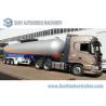 Buy cheap 12 Wheels 56KL LPG Semi Trailer , 3 Axles LPG Transport Truck 1.61MPa Pressure from wholesalers