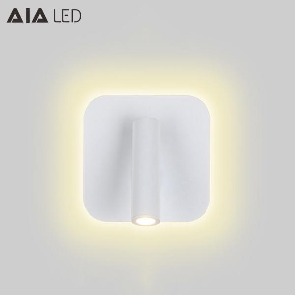 Buy cheap Modern bias light led headboard reading wall light 3W hotel bedside reading wall light from wholesalers