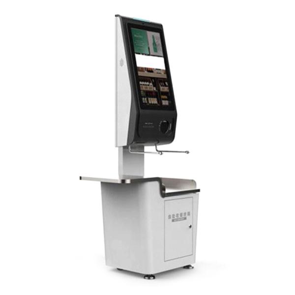 Buy cheap 21 Inch Multi Function Self Service POS Kiosk Machine For Supermarket Checkout from wholesalers