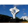 Buy cheap Large Outdoor Metal Sculpture White Baking Varnish For Park Decoration from wholesalers