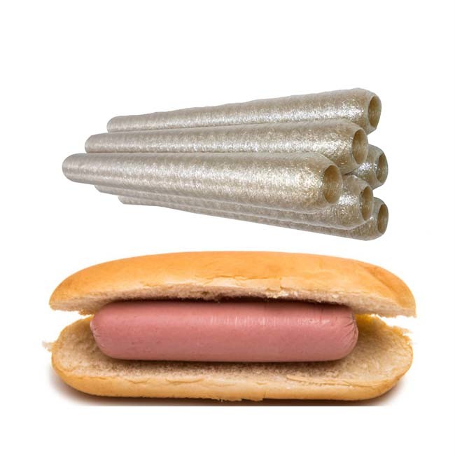 OEM Low Price Wholesale Sausage Casings Easy Peeling Transparent Cellulose Hot Dog Casings