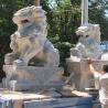 Buy cheap Chinese Grey Palace Stone Lion Statues Plaza Hand Carved Marble Lion Sculpture from wholesalers