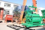 Building Mobile Concrete Mixer Truck, Green Mini Electrical JS1000 Concrete