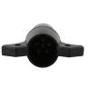 Buy cheap 7 Way General Trailer Electrical Connector Plastic Trailer Adaptor Black Color from wholesalers