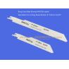 Buy cheap Recip Saw Blade Bimetal M42 8% cobalt Demolition for Cutting Wood & Nails 6" 150mm 10/14T,Power Tools from wholesalers