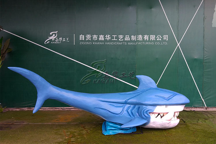 Artificial Fiberglass Whale High Durability With Excellent Anti Fading Ability