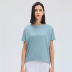 Women Naked Feeling Yoga 150gsm Activewear T Shirts Light Weight