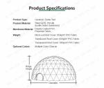 Outdoor Amphitheater Dome Tent Half Sphere Marquee