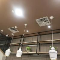 Buy cheap Square Aluminum 1100 Ceiling Air Diffuser Fireproof Bake Surface Finished product