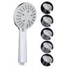Buy cheap 0.4MPA Bathroom Rain Shower Head Round , 5 Function 2CM Bathroom Shower Spray from wholesalers