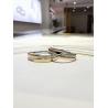 Buy cheap Double Color Mosaic Geometric 9g 18k Gold Wedding Rings from wholesalers