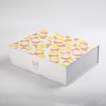 Rigid Magnetic Flap Gift Personalized Skin Care Box Debossing Cmyk Printed