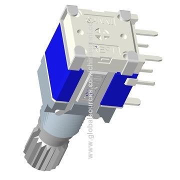 Quality RS10120 Horizontal Electronic Rotary Switch 20 Detents Band Sealed Type for sale