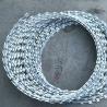 Buy cheap BTO-22 BTO-30 HDP Galvanized 900mm coil diameter concertina razor barbed wire mesh for sale from wholesalers
