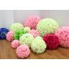 Buy cheap Silk PE Artificial Flower Ball Faux Kissing Balls 100% Handmade from wholesalers