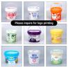Buy cheap Customized Capacity Transparent White IML LOGO 1L PP Plastic Container for Food and Beverage from wholesalers