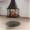 Buy cheap 900mm Indoor Decorative Fireplace Hanging Central Heating Wood Burning Stove from wholesalers