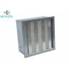 Buy cheap Economical V Bank Hepa Air Filter With Galvanized Steel Sturdy Construction from wholesalers