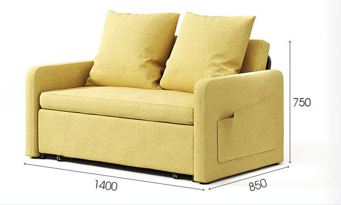 Wholesale Market Folding Modern Home Furnirure Sofa Beds With 3 seater Sofa CUM Bed