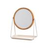 Buy cheap round countertop Makeup Mirror with jewelry tray from wholesalers