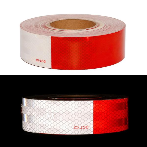 Buy cheap Trailer Reflective Tape Outdoor DOT C2 Reflector Tape 2 Inch X 150 Feet Waterproof White and Red from wholesalers