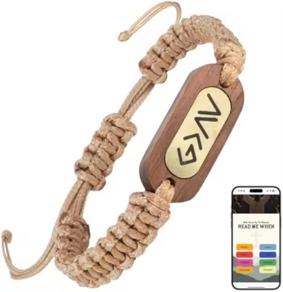 New Arrival Custom Design Daily Bible Verse Bracelet With NFC Christian Bible