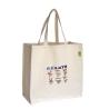 Buy cheap Promotional Personalized Monogram Canvas Tote Bag Shopping With Printed Logo from wholesalers