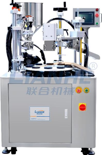 Buy cheap 40L Tube Filling Sealing Machine , Ultrasonic Ointment Tube Filler from wholesalers