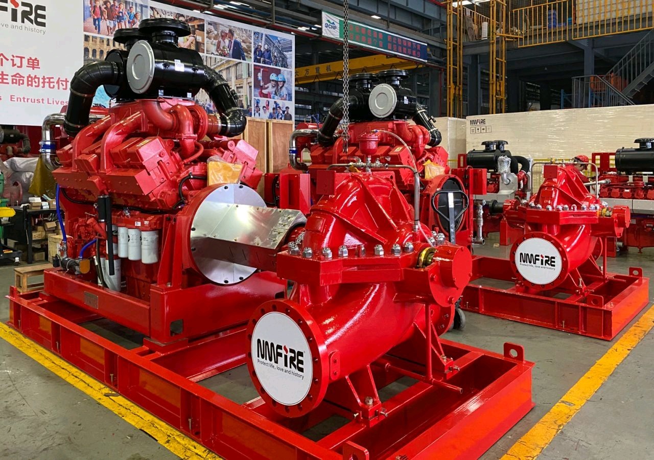 2500GPM Diesel Engine Split Case Centrifugal Pump For Fire Fighting System