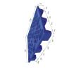Buy cheap 1000X800 Warehouse Plastic Pallet HDPE Polyethylene 400Kg Dynamic from wholesalers