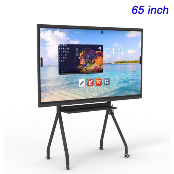 Buy cheap Dual OS 65 Inch Digital Board 4K 65in Finger Touch Interactive Whiteboard from wholesalers