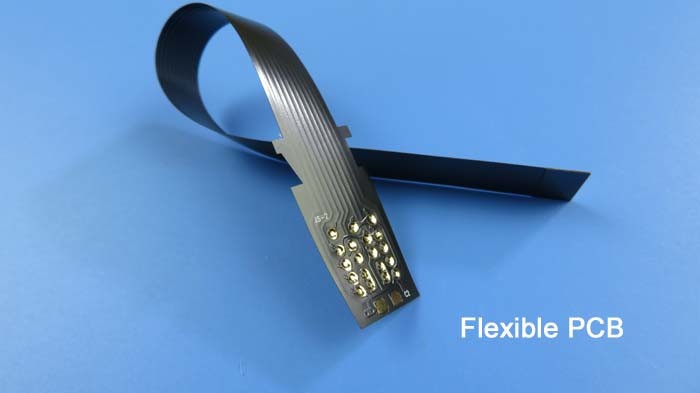 Black Flexible Printed Circuit FPC Built on Polyimide with Bulge Pads for Contact Belt of Inkjet Printer