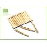 Buy cheap House Decorative Notched Craft Sticks , 110mm Wooden Fan Sticks Taste - Free from wholesalers